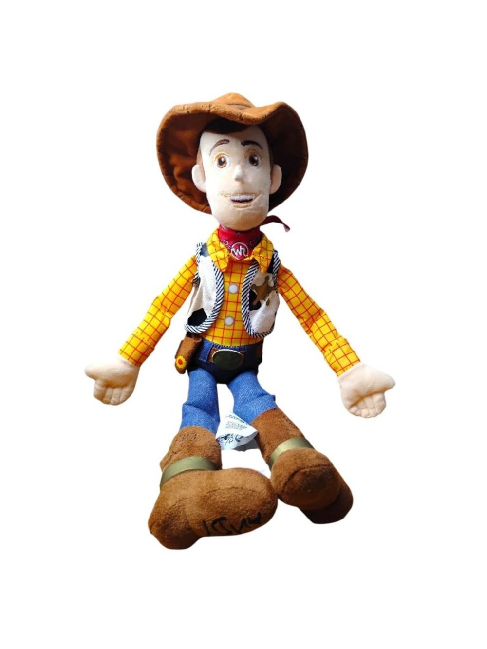 Disney Store  Toy Story Woody Andy Pixar Doll 18" Cowboy Sheriff   I